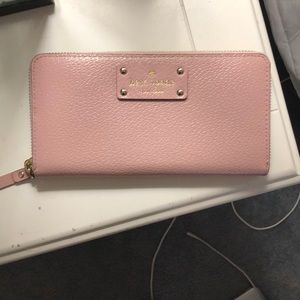 Baby pink Kate Spade wallet